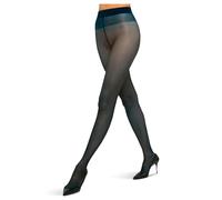 Wolford Collants satinés 20 deniers pour femme - Doux au toucher satiné - Taille extra large - Parfait pour toutes les occasions, Bleu mer profond, Small