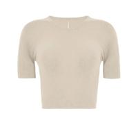 Wolford - Crop top à col rond - Femme - Tops - Beige - Taille: 36 FR