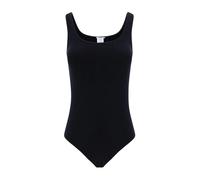 Wolford, Femme, Tops, Noir, Taille: 36 FR Body Sans Manches Monochrome avec Fermeture à Bouton Pression