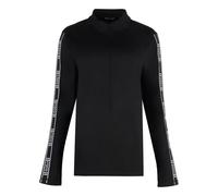 Wolford, Femme, Tops, Noir, Taille: 36 FR Top à manches longues avec logo imprimé