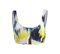 Wolford Hauts de bikini ' Scoop Neck Top ' bleu / jaune / noir / blanc, Taille 90