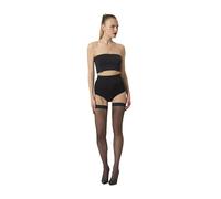 Wolford Collants Stay-Up Individual 10 – 10 DEN, Noir (Black 7005) – Taille S Femme