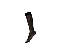 WOLFORD Kniestrümpfe BLOSSOM black noir | S