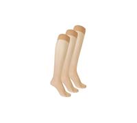 WOLFORD Kniestrümpfe, lot de 3, gobi beige | S