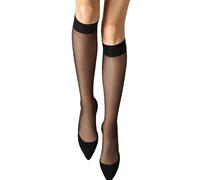 WOLFORD Kniestrümpfe Satin Touch 20 den Noir noir | M
