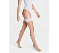 Wolford Nu 8 Dentelle Autofixant Transparent Bas sans Maintien Peau Blanc