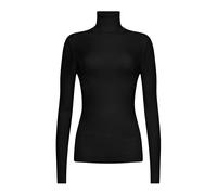 Wolford - Pull en fine maille côtelée Mérinos - Femme - Pulls - Noir - Taille: 40 FR