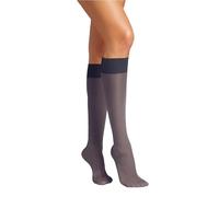 Wolford Satin Touch 20 Knee-Highs Chaussettes Montantes, 20 DEN, Bleu, M Femme