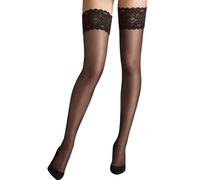 Wolford Satin Touch 20 Stay-Up Collants, 20 DEN, Noir (Nearly Black 7212), Taille S Femme