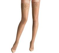 Wolford Satin Touch 20 Stay-Up Cuisses, 20 DEN, Beige (Beige Caramel), M Femme
