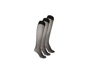 WOLFORD Socquettes hautes lot de 3 noir noir | M