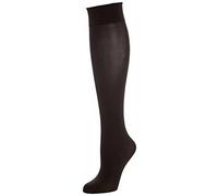 Wolford Velvet de Luxe 50 Knee-Highs Chaussettes Montantes, 50 DEN, Noir (Nearly Black 7212), M Femme