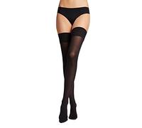 Wolford Velvet de Luxe 50 Stay-Up Cuisses, 50 DEN, Noir, M Femme