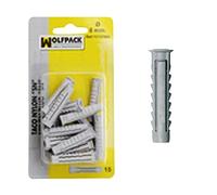 Wolfpack 13131668-Pack de 6 Chevilles nylon SN () 12 mm