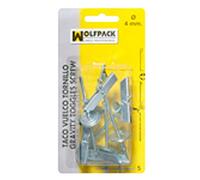 Wolfpack 13132320 Lot de 2 chevilles à bascule et vis M6