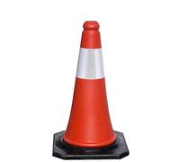 Wolfpack 15050422-Cône de signalisation base en caoutchouc (50 bandes)