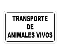 WOLFPACK 15051295 Affiche Transport des Animaux Vivants 30 X 21