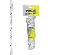 Wolfpack 16010065 Corde en nylon Blanc/Bleu 15 m