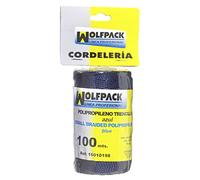 WOLFPACK 16010198 Trencilla Corde Polypropylène Bleu (Bobine de 100 M)