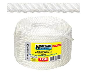Wolfpack 16010205 Bobine de corde à fils multiples en polypropylène 100 m x 6 mm