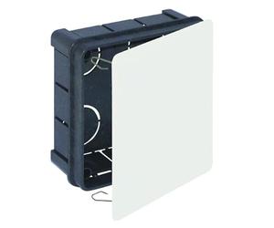 Wolfpack 19030705 Boîte de dérivation avec couvercle 100 x 100 x 45 mm avec crochet en métal