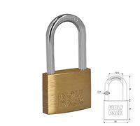 Wolfpack 3100965 Wolfpack Cadenas en Laiton Arc Normal 25 mm Long