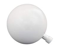 WOLFPACK 4020226 Bouée Plastique 1/2" x 11 Ø cm Filetage M6, Blanc