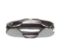 Wolfpack 4110074 Attache de chaîne à boules en laiton chromé, 3,2 mm