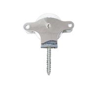 Poulie étendoir Wolfpack inoxydable 40 mm / réa métallique à tirefond