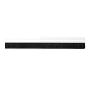 Wolfpack Bas de porte 5190370 en aluminium blanc avec brosse 1 m