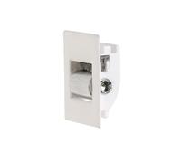 WOLFPACK 5250189 Glissière compacte en métal pour Sangle de persienne Blanc 20 mm