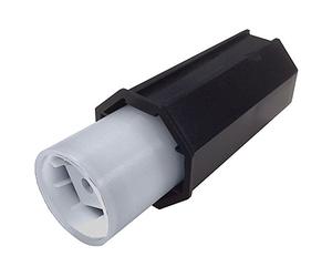 WOLFPACK 5250220 - Capsule pour volet Roulant télescopique sans Tige pour axe, 40 mm, Couleur Gris