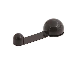 WOLFPACK 5320302 Butée de Porte adhésive avec retenue Marron
