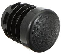 Wolfpack 5330376 Lot de 200 embouts plastiques ronds intérieur pour tube extérieur Ø 22 mm Noir