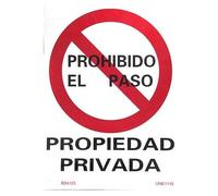 Panneau propriété privée 41x30 cm.