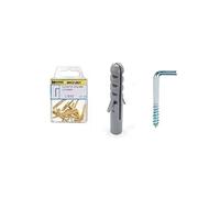 Wolfpack Brico-self-Pack de 30 Chevilles 6 à vis Filetage (no 19 x 60 mm)