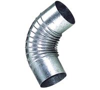 WOLFPACK Coude galvanisé pour poêle 120 mm 90° - 1 unité - Elbow - foret - Poêle à bois