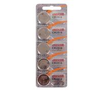 Maxell Piles bouton CR2016 au lithium – 5 unités