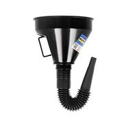 Wolfpack Ligne professionnelle Entonnoir large Ø 145 mm avec rallonge flexible et filtre métallique. Entonnoir gasoil, entonnoir essence, entonnoir combustible