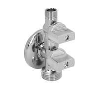 WOLFPACK LINEA PROFESIONAL 1/2x3/4x3/8 équerre Sortie 3/4" et 3/8". Entrée 1/2" étape, clé Angulaire, Prise Machine à Laver Double, Multicolore, Individuel