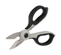 WOLFPACK LINEA PROFESIONAL Ciseaux d'électricien 155 mm. Manche TPR Plus non tension. Lames en acier inoxydable, ergonomiques, ciseaux à dénuder