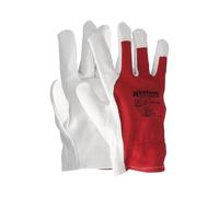 WOLFPACK LINEA PROFESIONAL Gants de travail en cuir/toile avec crochet 22,7 cm