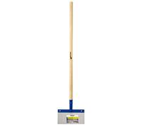 WOLFPACK LINEA PROFESIONAL - Grattoir pour toiture, plancher, murs 300 x 150 mm avec manche en bois 1200 mm. Fabriqué en acier