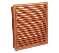WOLFPACK LINEA PROFESIONAL Grille d'aération à encastrer 17 x 17 cm. Aluminium Marron