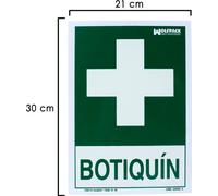 WOLFPACK LINEA PROFESIONAL - Poster Botiquin 30x21 cm.