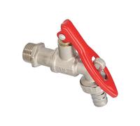 WOLFPACK LINEA PROFESIONAL Robinet Sphère 1/2 avec système de verrouillage par cadenas Robinet de jardin extérieur, robinet avec verrouillage et connecteur tuyau