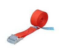 WOLFPACK LINEA PROFESIONAL Sangle d'arrimage à cliquet 2,5 m x 25 mm. Cliquet métallique Automatique, Sangle, Sangle de Fixation