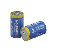 WOLFPACK LINEA PROFESIONAL Wolfpack Lot de 2 Piles alcalines D L-R20