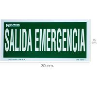 WOLFPACK LINEA PROFESSIONAL - Exit sign De Emergency 15x30 cm.