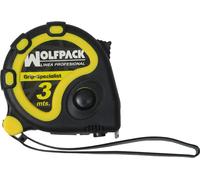WOLFPACK LINEA PROFESSIONAL - Flexomètre 3 mètres avec Grip Frein spécial